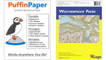 Waterproof Paper  100% Waterproof Paper for Laserjet Paper – Aquaproof  Paper