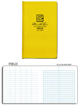 waterproof field book