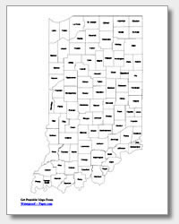 Indiana County Map With Names Printable Indiana Maps | State Outline, County, Cities