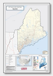 printable Maine congressional district map