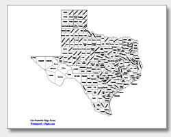 printable map of texas with cities Printable Texas Maps State Outline County Cities printable map of texas with cities